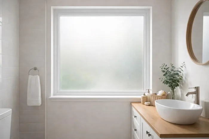 Film dépoli — Salle de bain